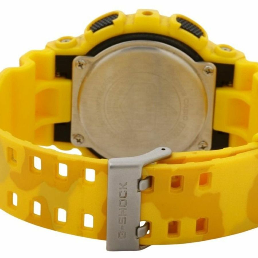 卡西歐 G-SHOCK 軍用迷彩手錶 GA-110CM-9AJF 黑黃樹脂男士款-4