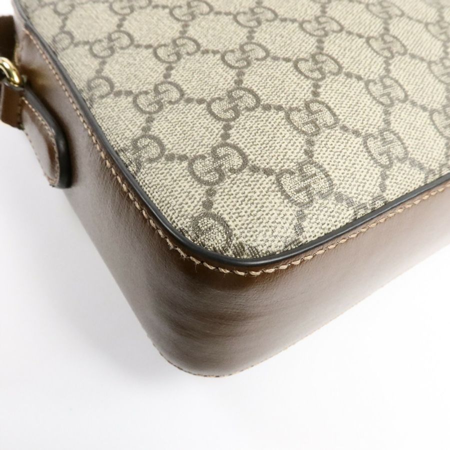 GUCCI 塗層帆布Shoulder Bag肩背袋-12