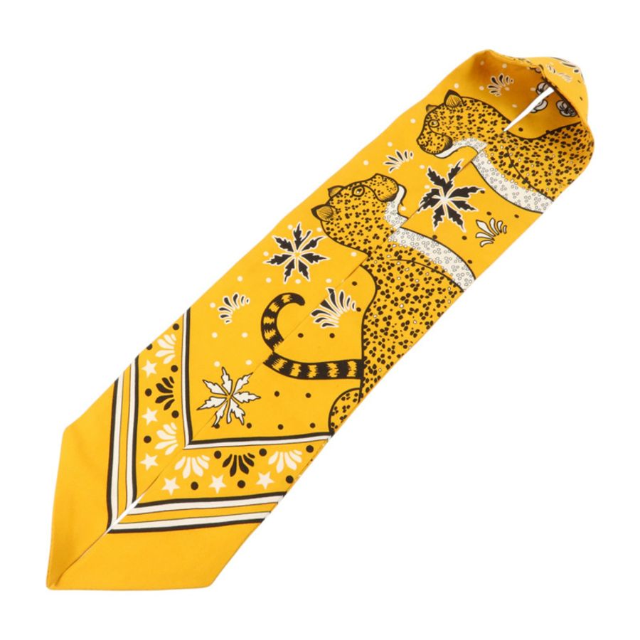 HERMES 絲質Twilly絲巾-2