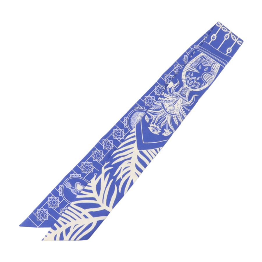 HERMES 絲質Twilly絲巾-1
