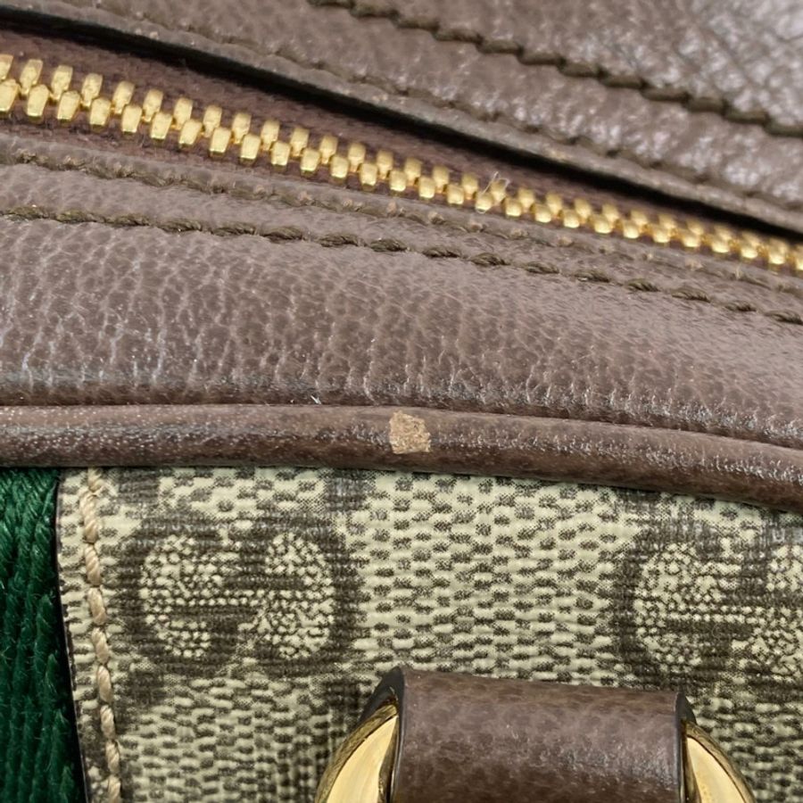 △ GUCCI 古馳 Brown Coated Canvas Ophidia GG Monogram 2 way bag 啡色塗層帆布GG花紋兩用袋 724606-267016501-15
