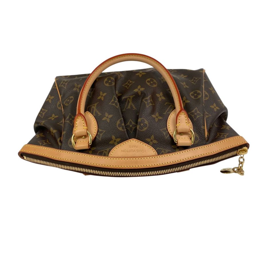 △ LOUIS VUITTON 路易·威登 Brown Coated Canvas Tivoli PM Monogram Handbag 啡色塗層帆布經典老花手挽袋 M40143-267016261-12
