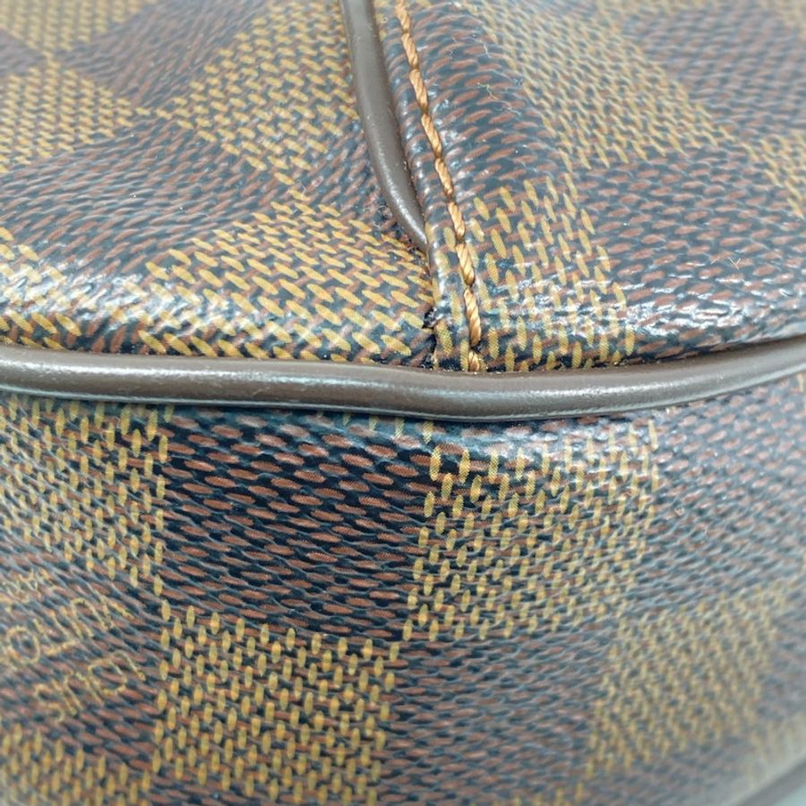 △ LOUIS VUITTON 路易·威登 Brown Coated Canvas Damier Thames PM Shoulder Bag 啡色塗層帆布經典格紋肩背包 N48180-267017676-8