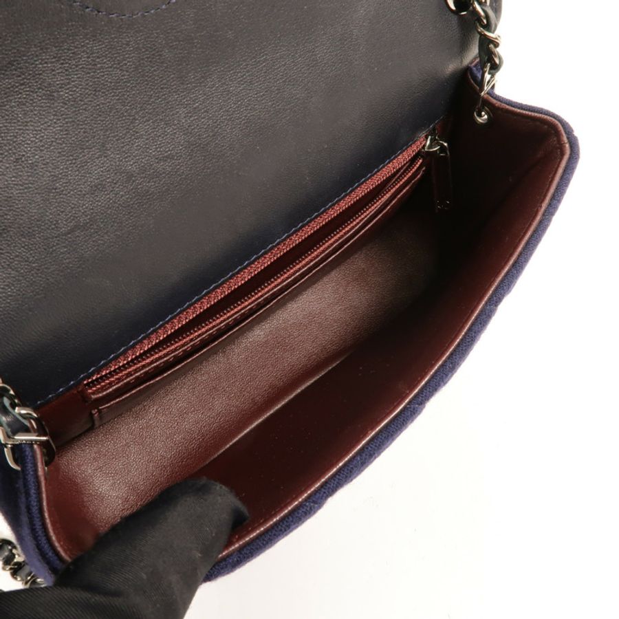 CHANEL 針織布Chic With Me Flap Bag肩背袋-4