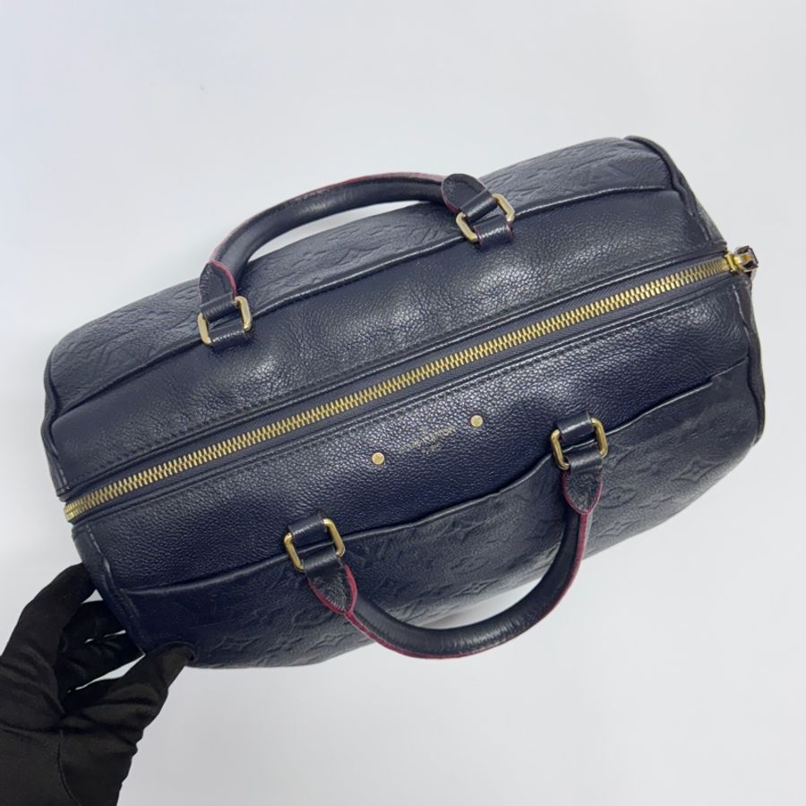 (全牛皮🐮) LV Empreinte Speedy30 牛皮壓紋 專櫃13萬!-19