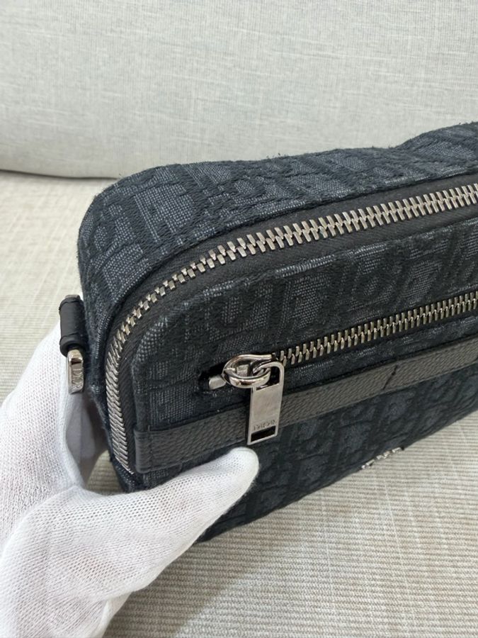 DIOR迪澳 Safari Oblique 提花相機包 斜背包-17