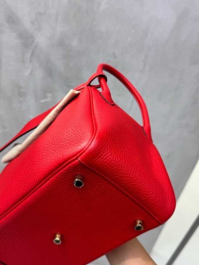 🌈Hermes❤️Lindy 26❤️心紅色金扣🌈98.5新🌟TC皮🌟有盒🌟lindy26🌟Lindy🌟notlindy30🌟愛馬仕🌟-5