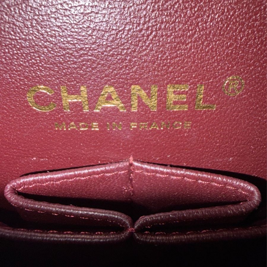CHANEL A01112 黑羊皮金扣CF 25|肩背包 斜背包 斜挎包 側背包-42