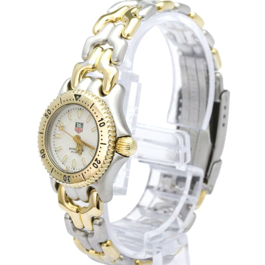 TAG HEUER Sel Professional 200公尺鍍金鋼女錶 WG1422 拋光-1