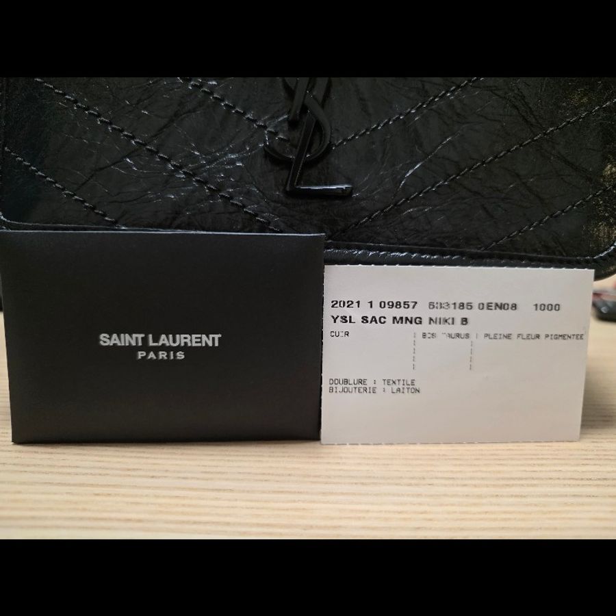 Saint Laurent Niki Baby All black-14