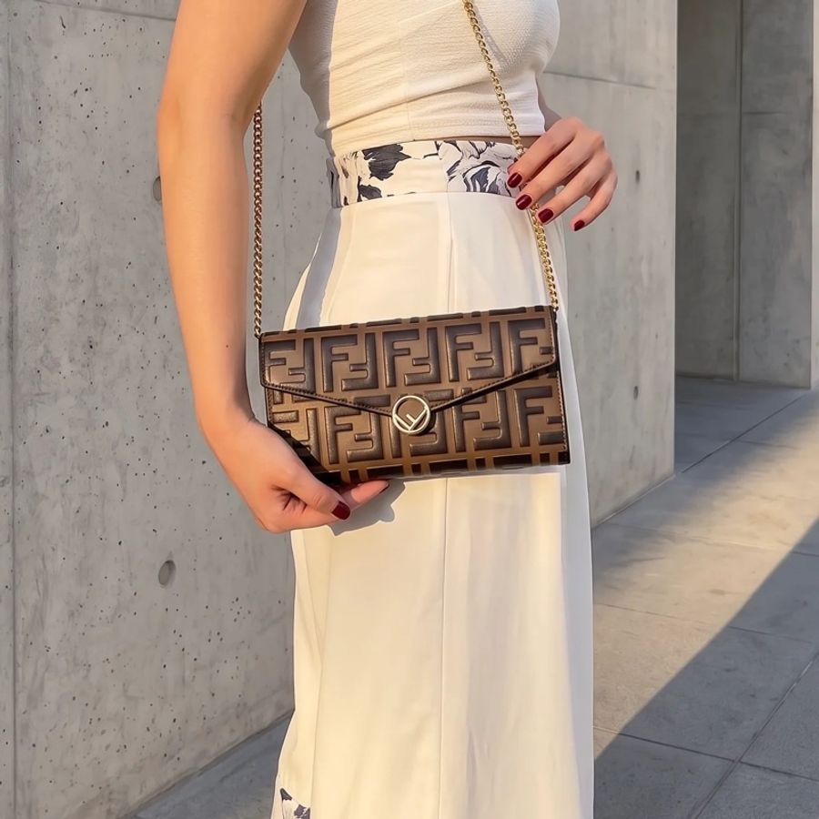 《初。Vintage》 Fendi 老花WOC-0