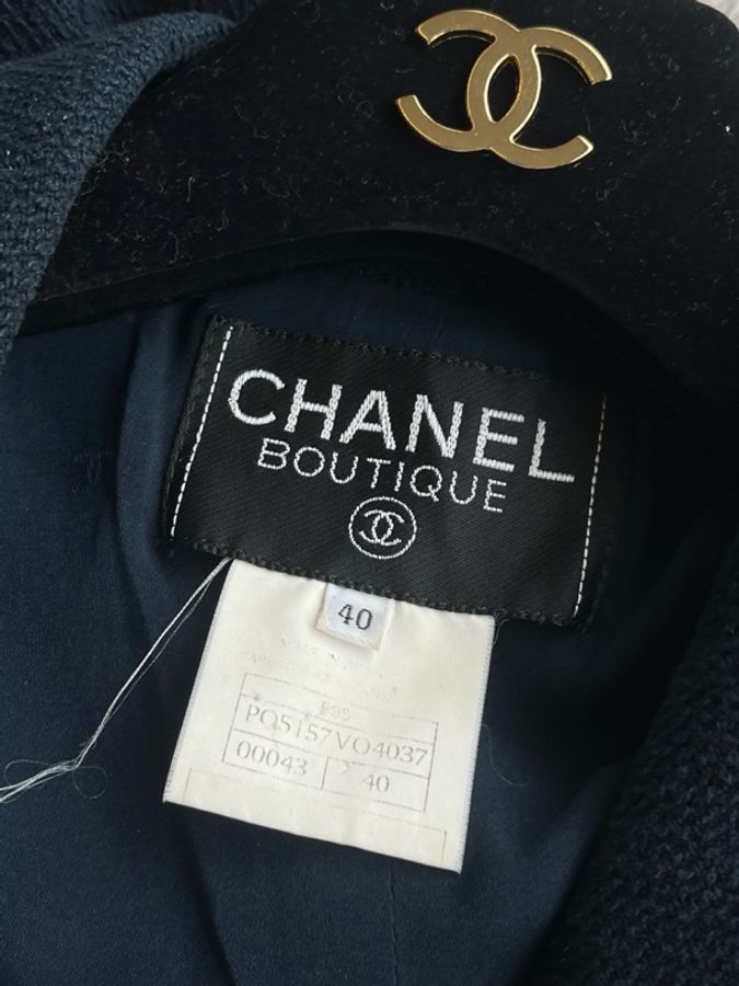 Chanel 95p芭比系列藏蓝色外套fr40-2