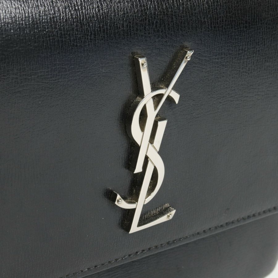 SAINT LAURENT 牛皮皮革Sunset Medium鏈帶肩背袋-10