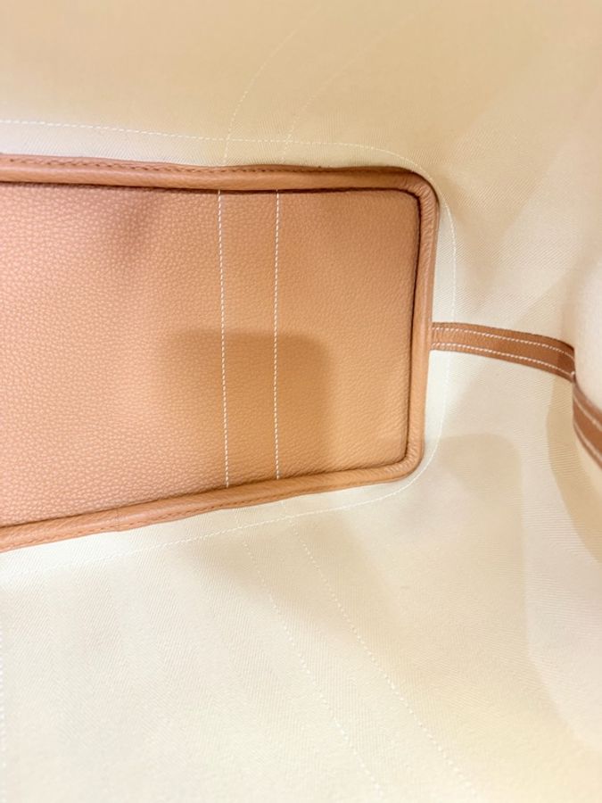 Hermes 鉛筆白金棕牛皮Garden 36-16