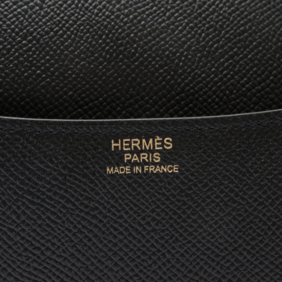 HERMES 愛馬仕 Constance 24 康康包 肩背包 黑色 Epsom牛皮 C刻 金扣 H056341CC-4