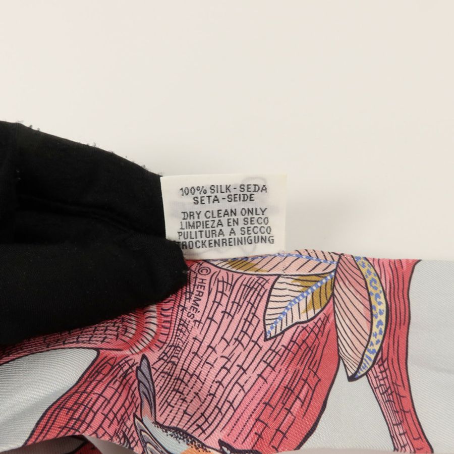 HERMES 絲質Twilly絲巾-7
