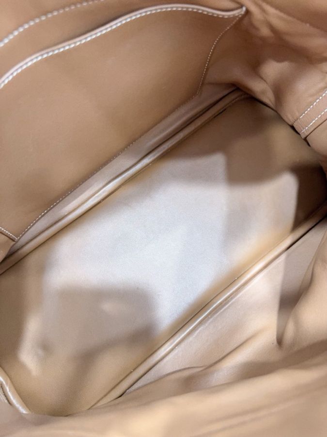 Hermes 愛馬仕 bolide35 金棕銀扣 TC皮 o刻 塵袋肩帶鎖鑰匙-9