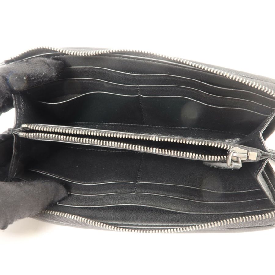 BOTTEGA VENETA 羊皮皮革Zipper Long Wallet長錢包-4