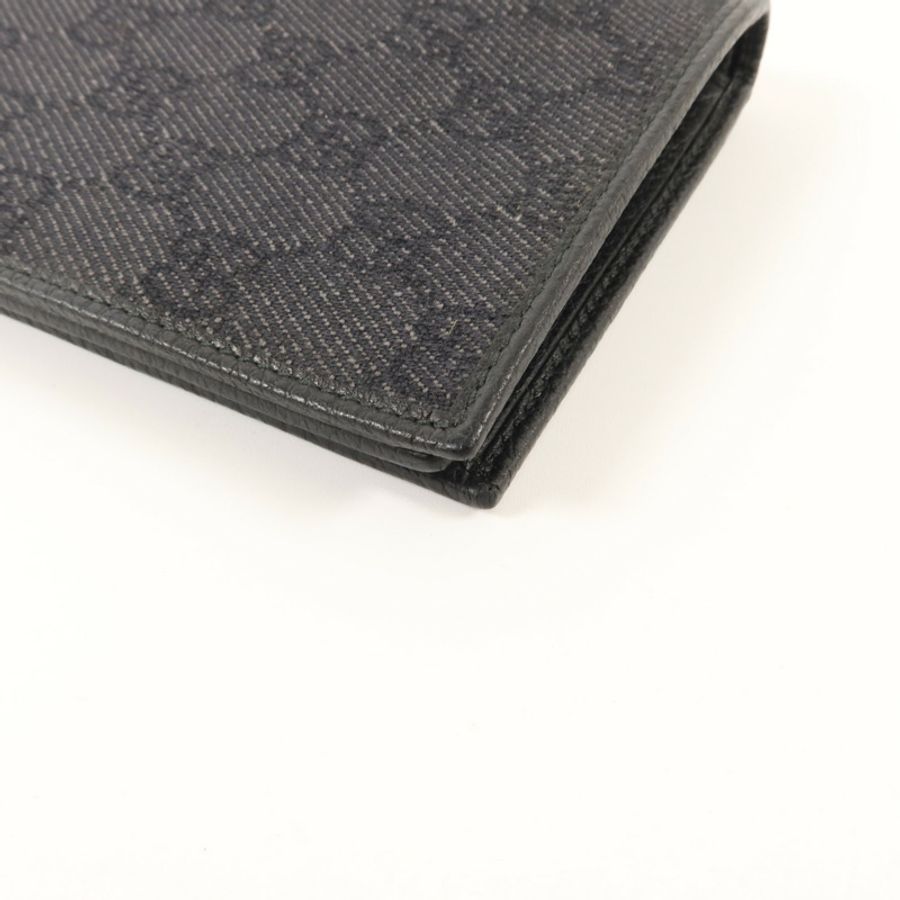 GUCCI GG帆布/牛皮皮革Passport Holder護照套-11
