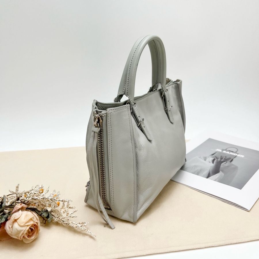 【超有Taste時髦精✨全網最低價❤️🔥】BALENCIAGA/巴黎世家 灰色機車包Tote-4
