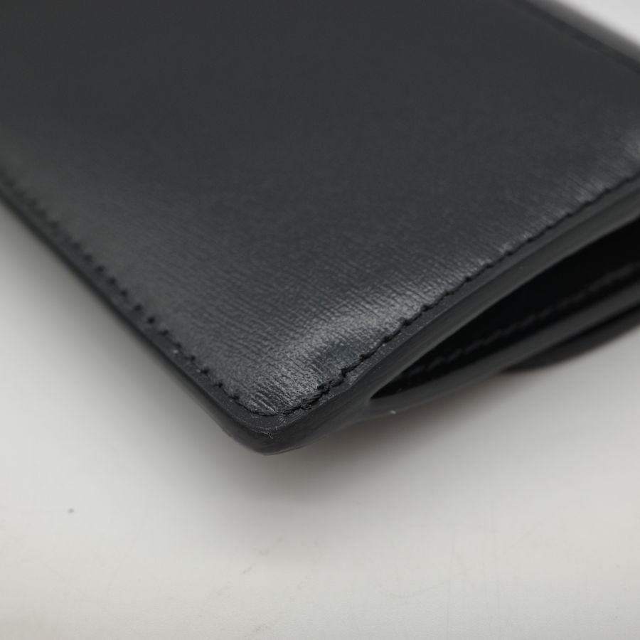 Celine 凱旋門金扣卡夾 零錢包|黑色 牛皮 | 3卡位+1零錢格-9