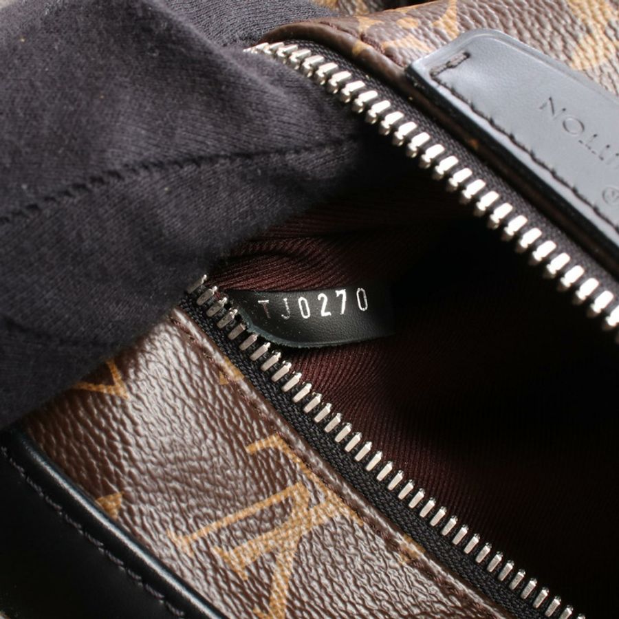 路易威登 Josh 雙肩包 M41530 Monogram macassar 帆布 棕色/黑色-4
