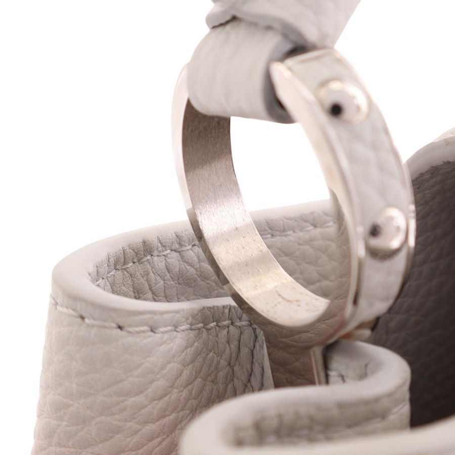 LOUIS VUITTON LV 路易威登 Capucines BB 兩用包 粉紅色/漸層 Grained牛皮-10