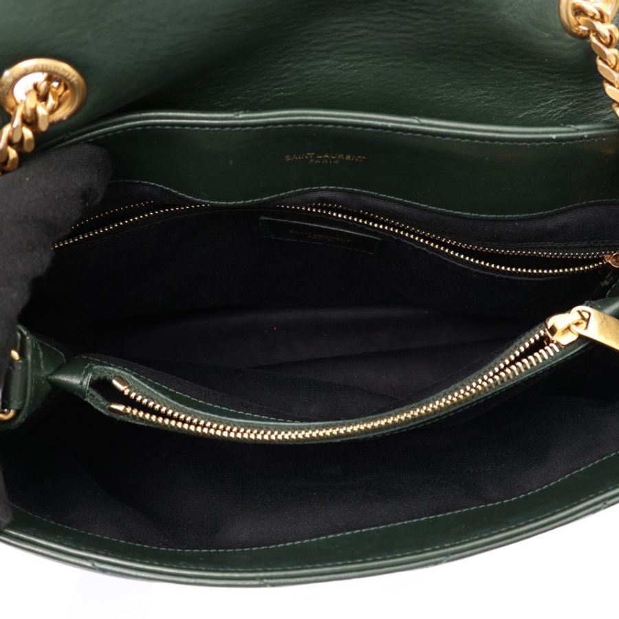 SAINT LAURENT 聖羅蘭 LOULOU Large 肩背包 綠色 牛皮 487216-3