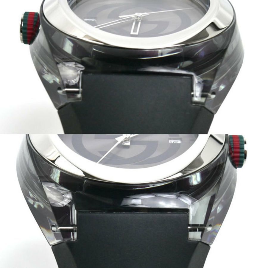 GUCCI Sync 男士腕錶,電池供電,型號 YA137116-3
