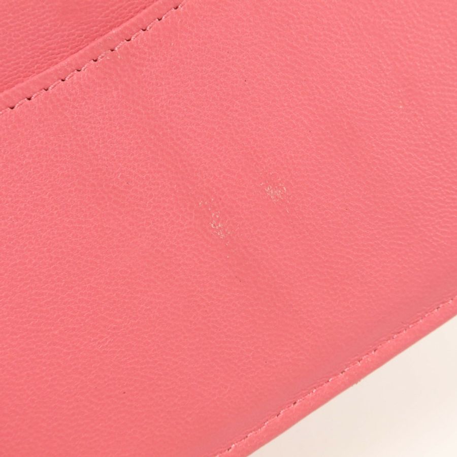 CHANEL 羊皮皮革Bifold Long Wallet長錢包-17