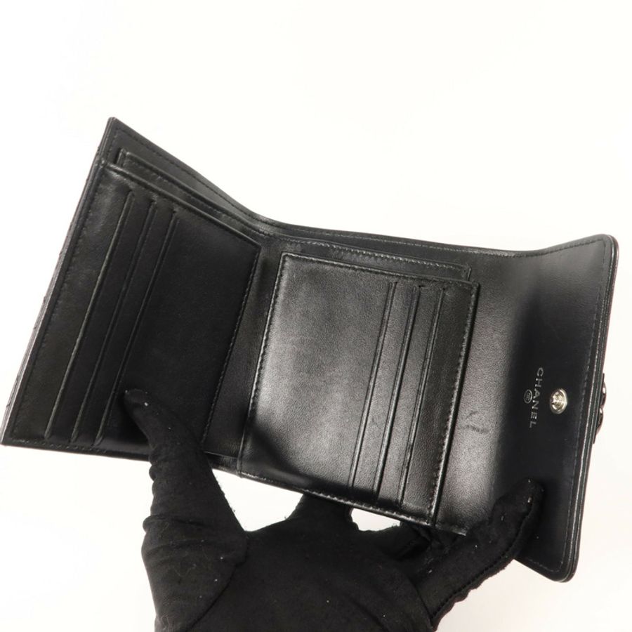 CHANEL 羊皮皮革Boy Chanel Flap Wallet錢包-4