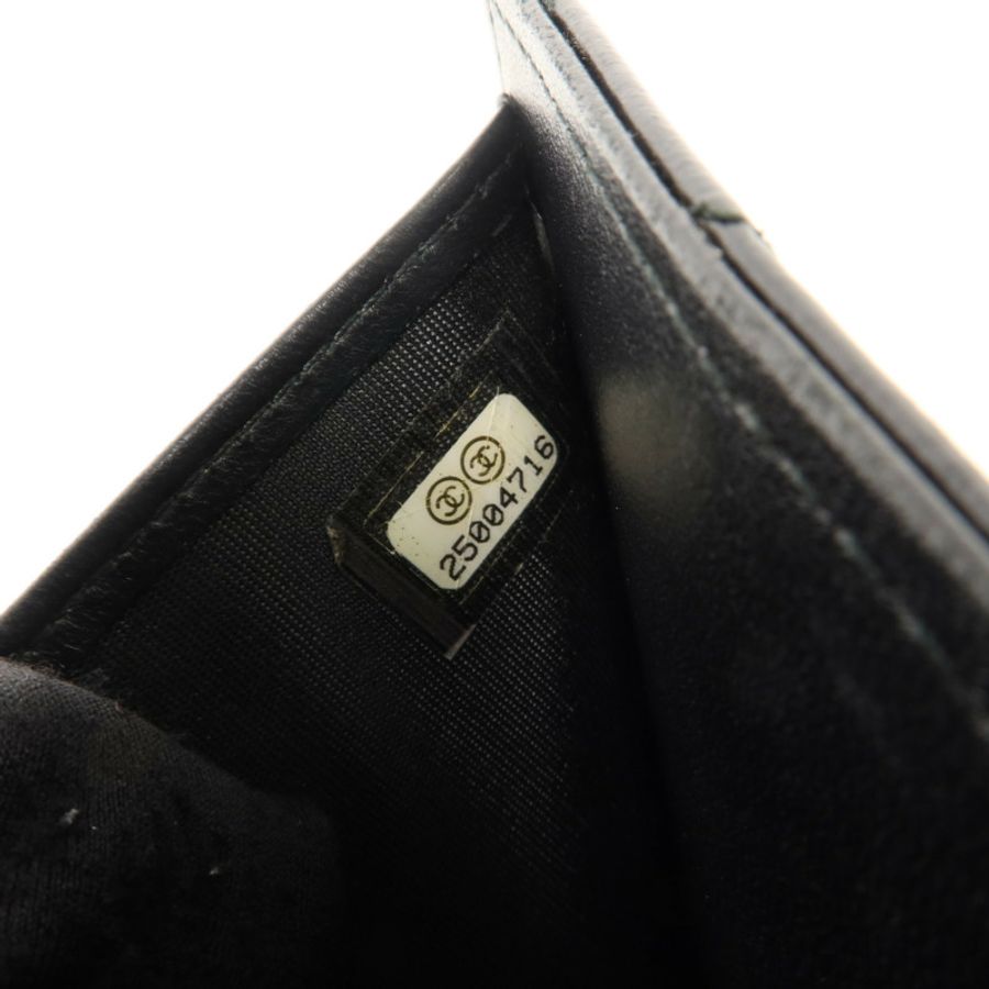CHANEL 羊皮皮革Boy Chanel Flap Wallet錢包-8