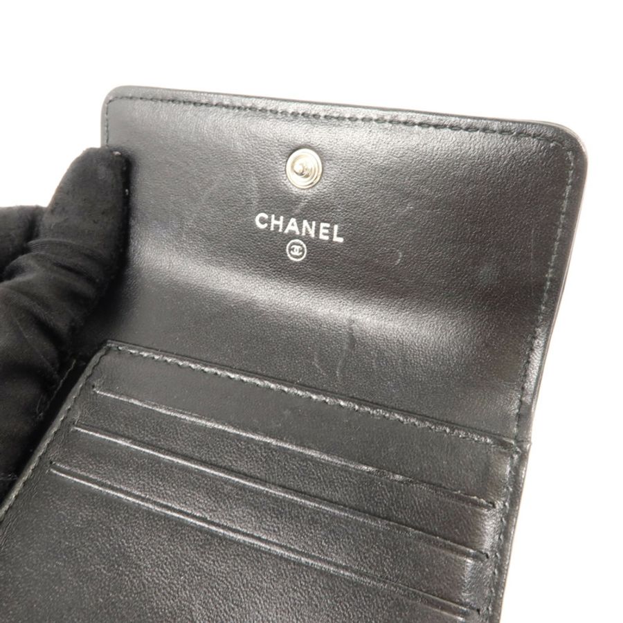 CHANEL 羊皮皮革Boy Chanel Flap Wallet錢包-20