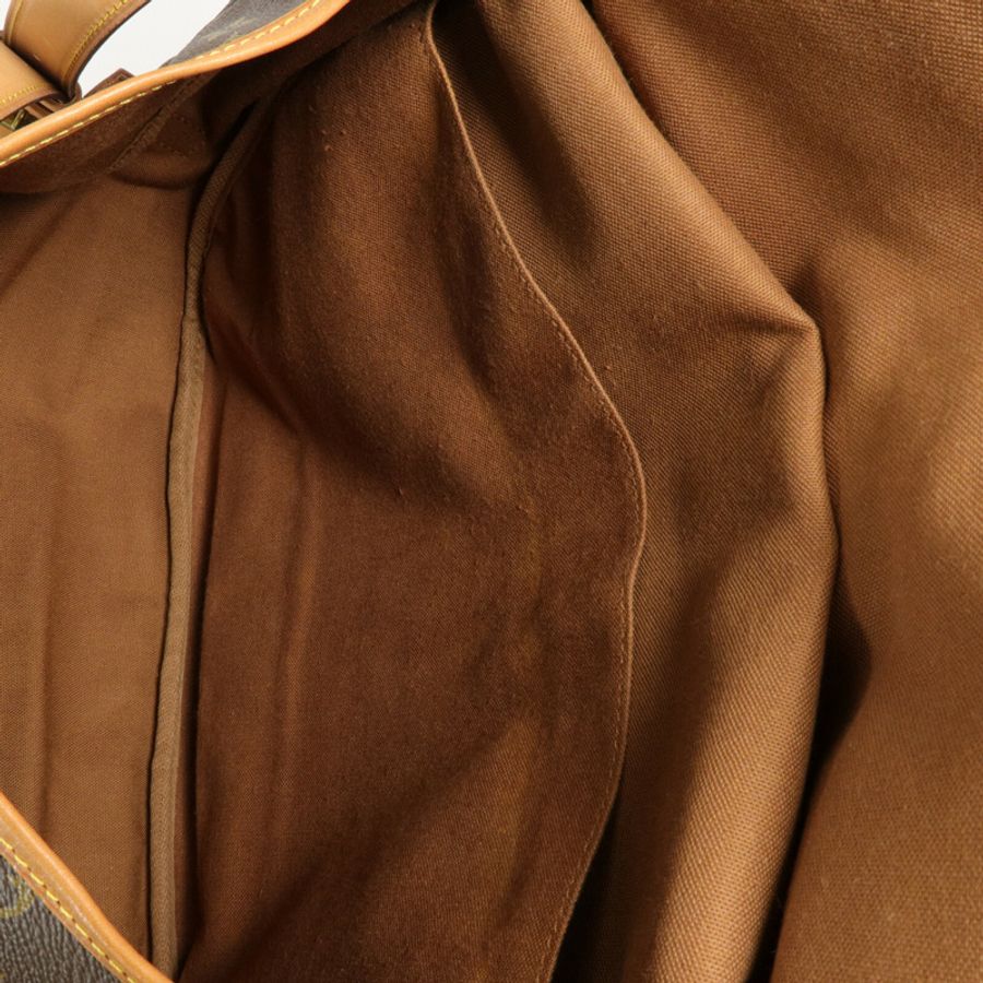 LOUIS VUITTON Monogram Saumur 35金扣肩背袋-4