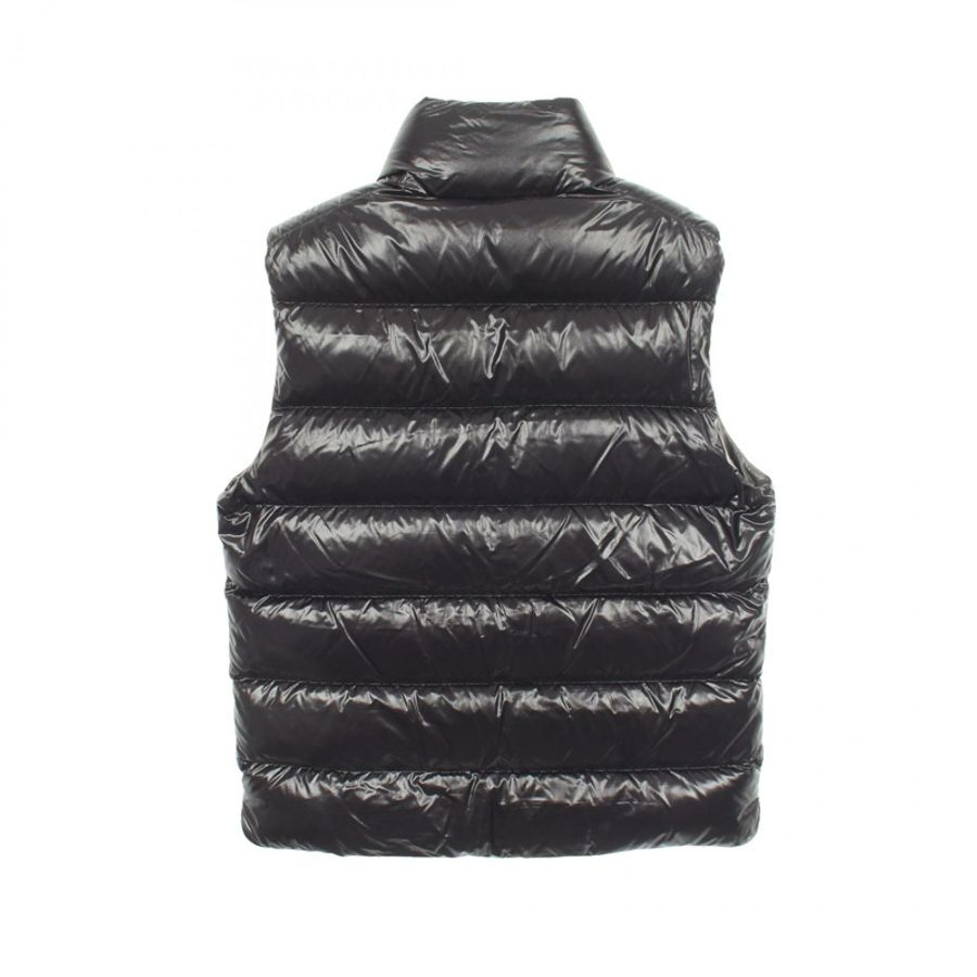 MONCLER TIBB 羽絨背心 1A00096 尼龍 黑色 二手 男款 2 碼-1