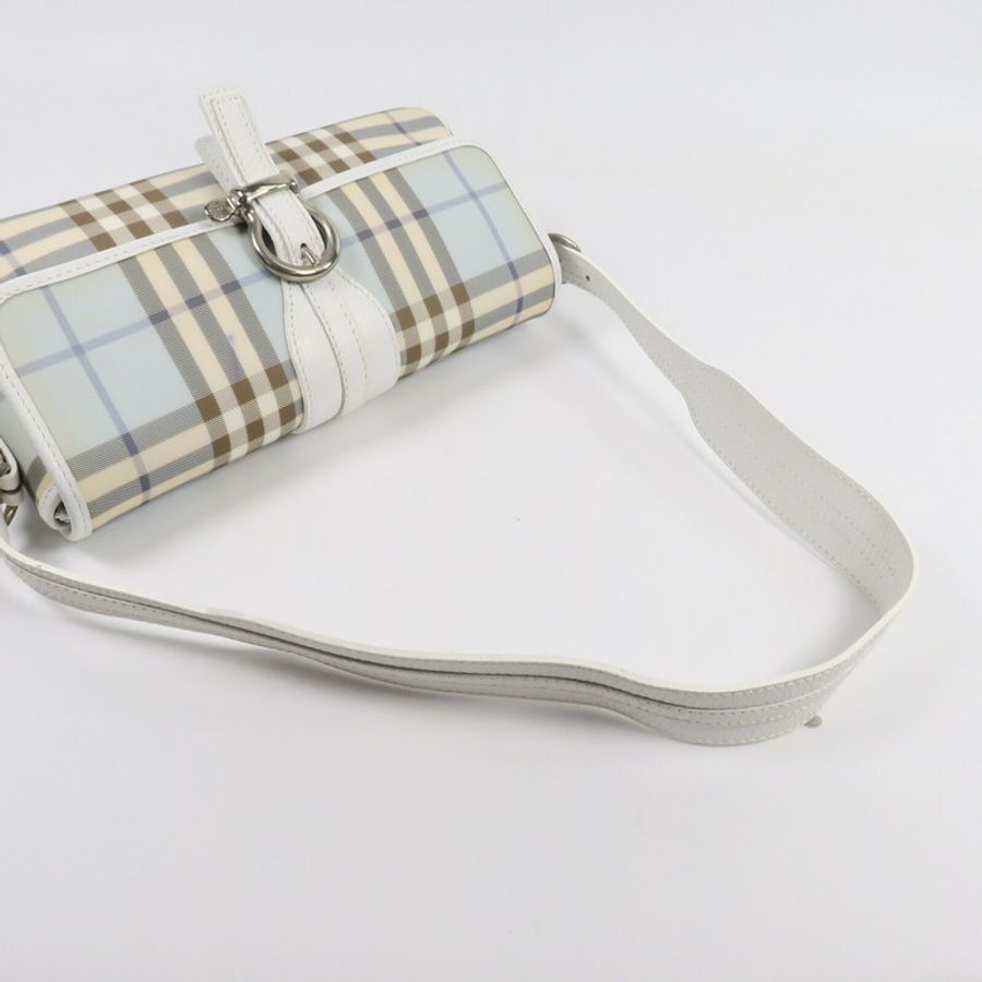 BURBERRY 塗層帆布Shoulder Bag肩背袋-8