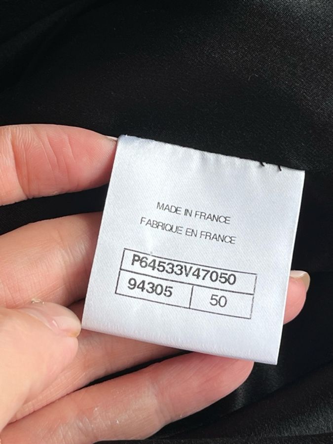 Chanel 20A康鹏系列黑色水钻外套fr50~~-5