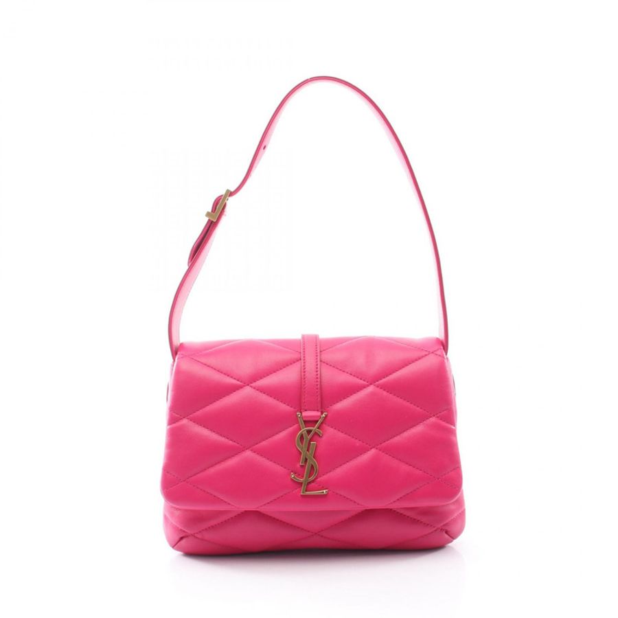 SAINT LAURENT PARIS LE57 單肩包 698567 皮革 粉紅色 二手 女士-0