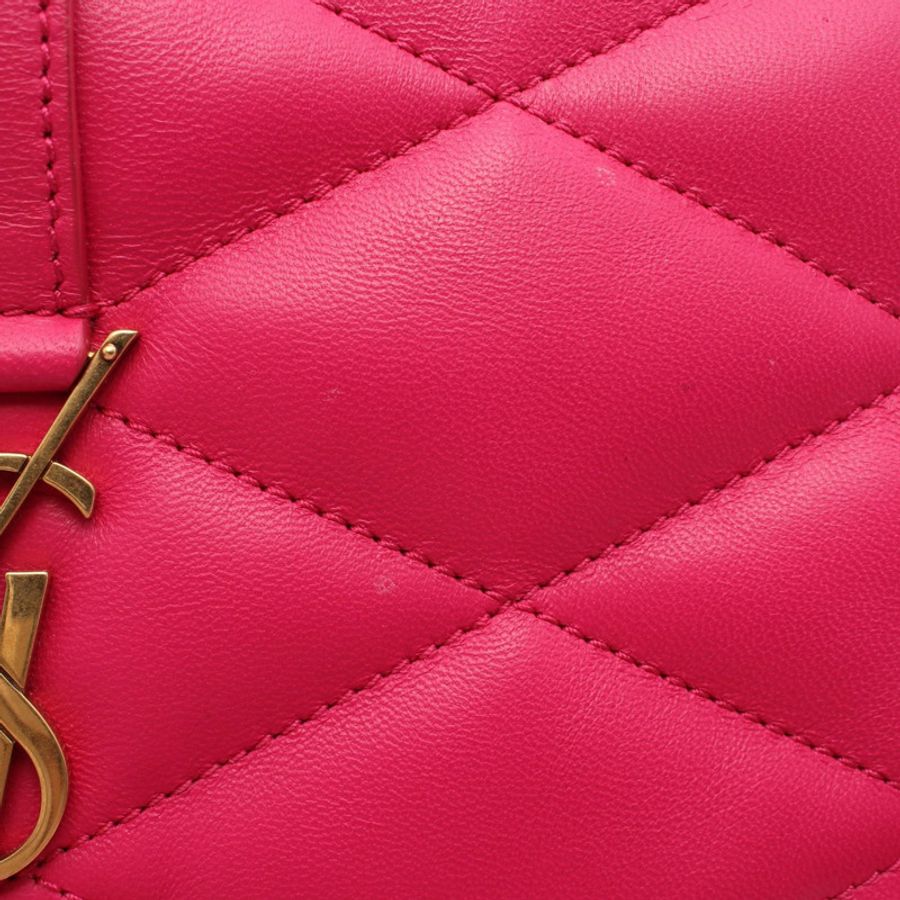 SAINT LAURENT PARIS LE57 單肩包 698567 皮革 粉紅色 二手 女士-6
