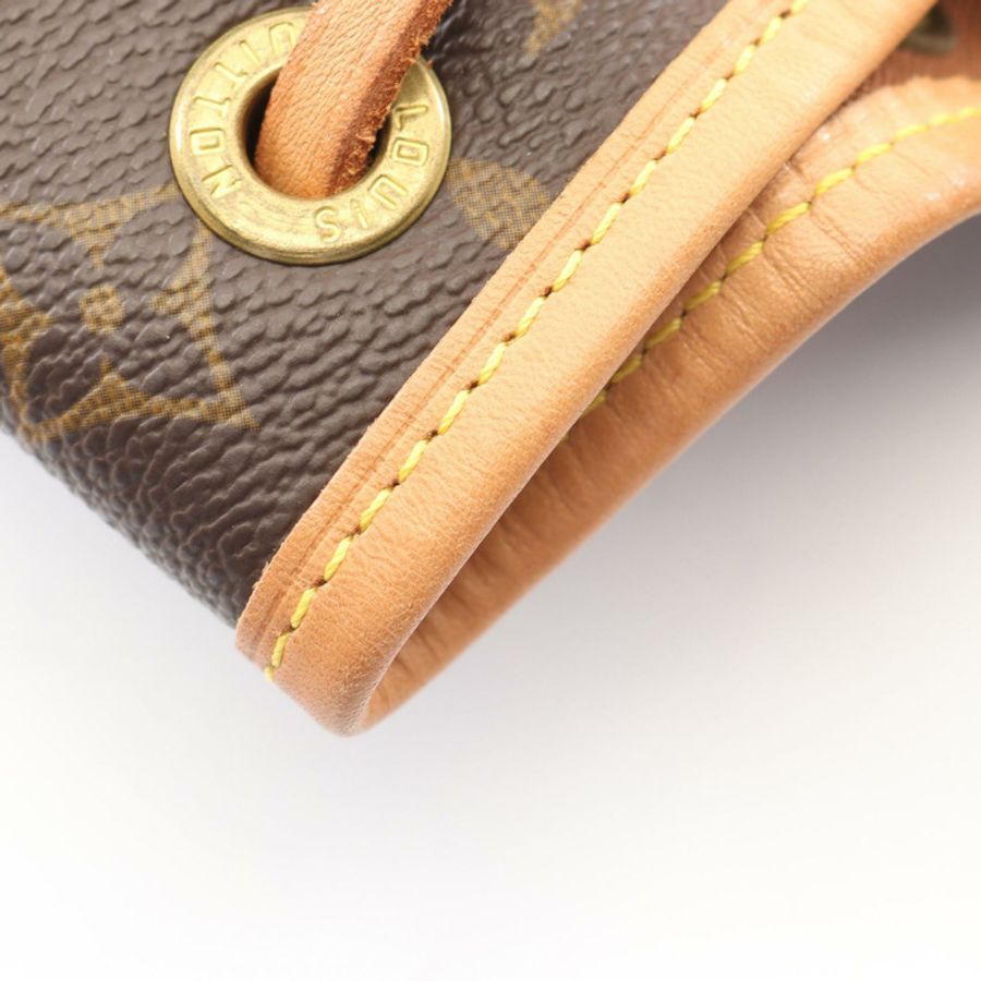 路易威登 MontsourisMM Monogram 雙肩包 M51136 PVC塗層帆布皮革棕色二手女款-5