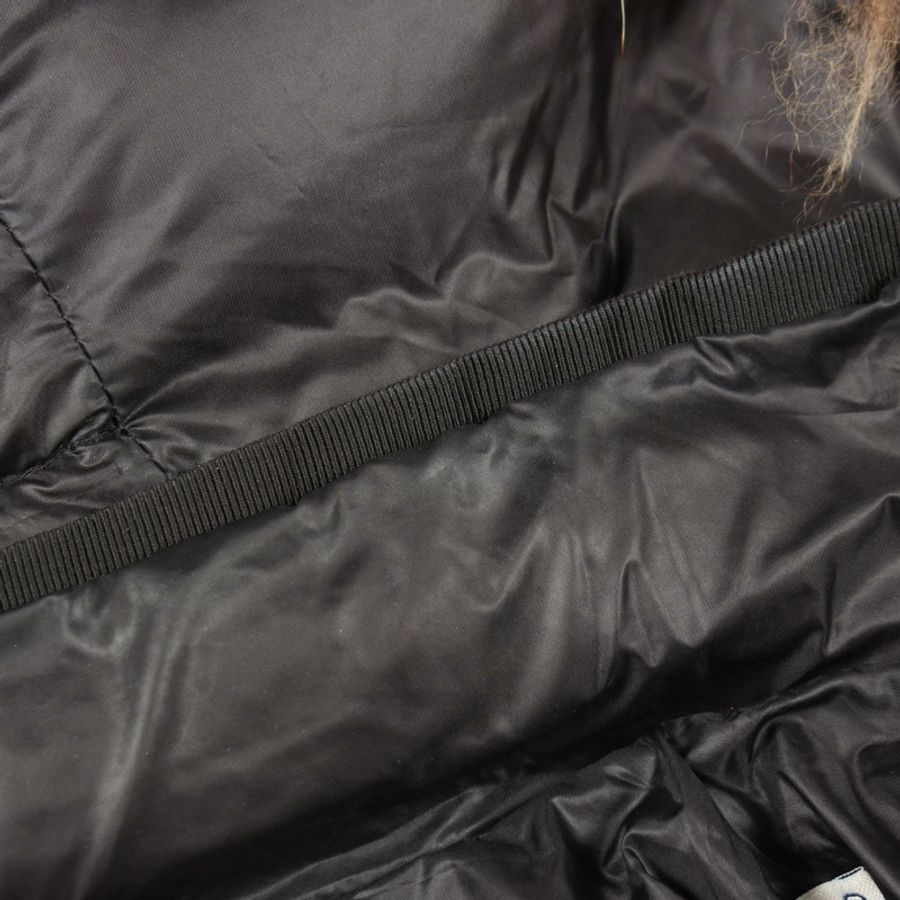 MONCLER HERMIFUR 羽絨外套 4995615 尼龍 黑 二手 女款-7