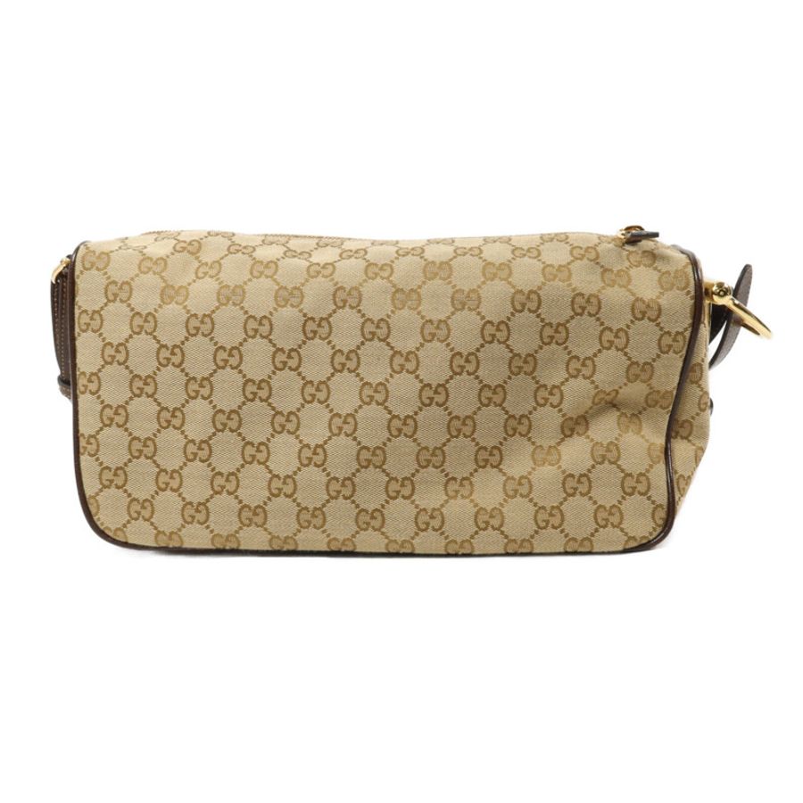 GUCCI 帆布Half Horsebit Medium肩背袋-1