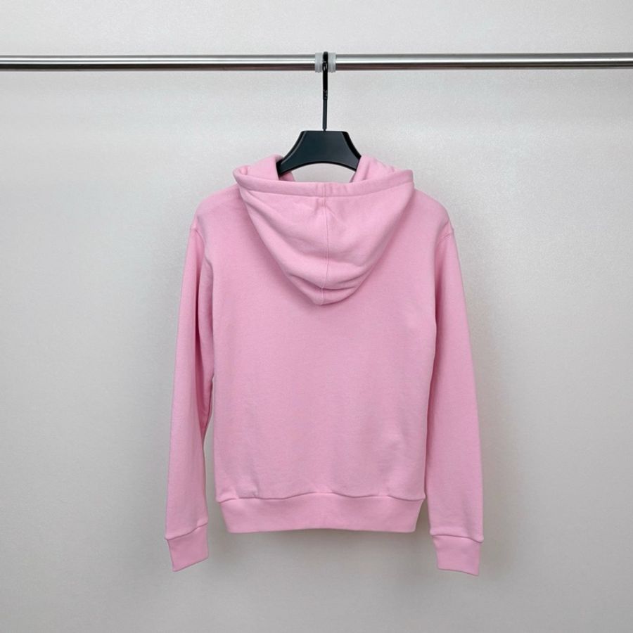 Gucci古馳 FW21 博物館限定 粉色明眸刺繡連帽衛衣 尺碼:XXS碼 (閒置未使用)-1