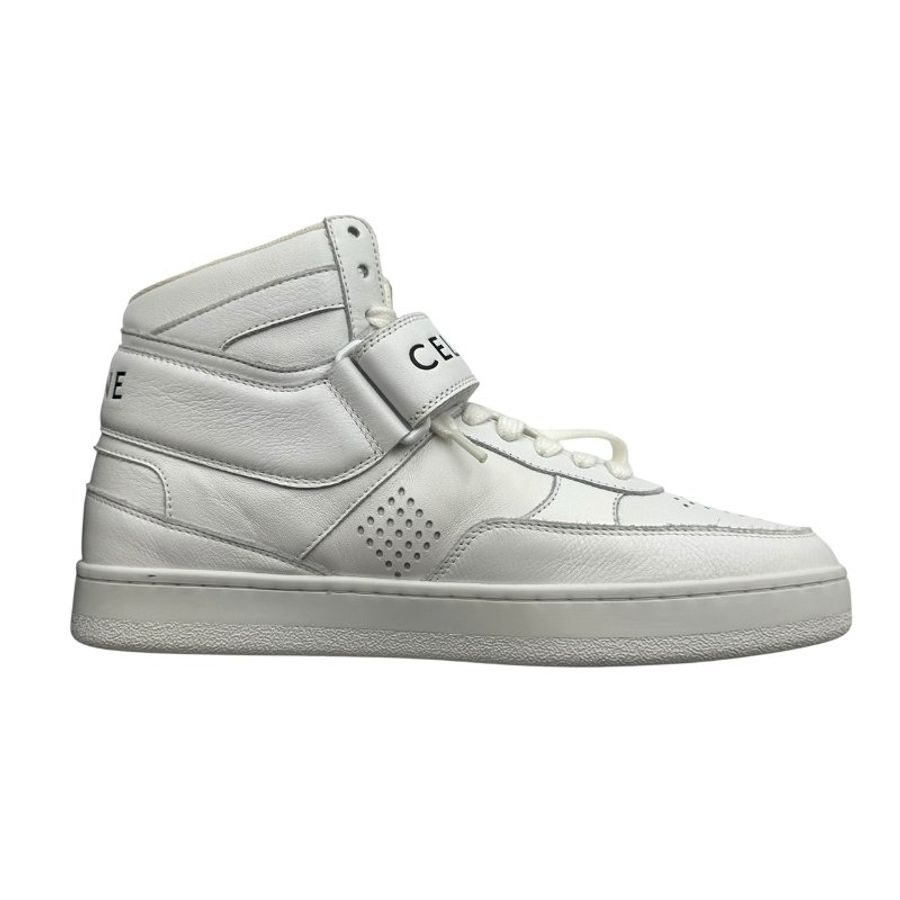 【美收精品】CELINE Trainer CT-03 白色皮革中筒運動鞋 D-11【隔月月中將轉賣至日本 上架期限30天】-5