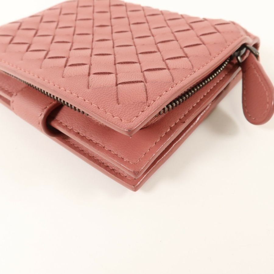 BOTTEGA VENETA 羊皮皮革Bifold Wallet錢包-13