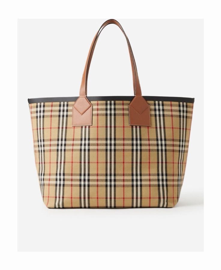 Burberry 女士 London 格紋大號手提包均碼碼61cm*22cm*35cm-1