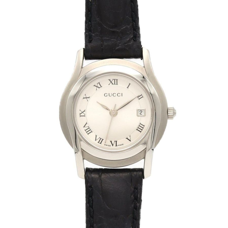 Gucci G-Class 5500L YA055505 不鏽鋼石英錶-0