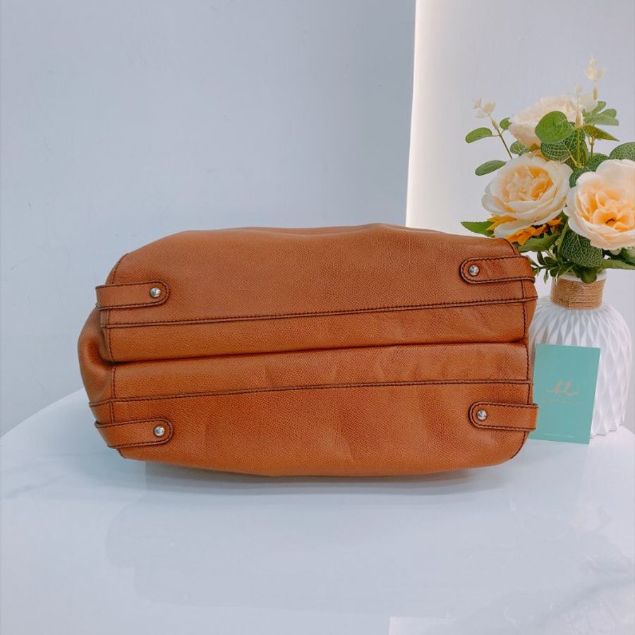 MS0842 Salvatore Ferragamo 菲拉格慕牛皮兩用包包 Gancini Shoulder Bag Calfkskin Brown x PHW-23