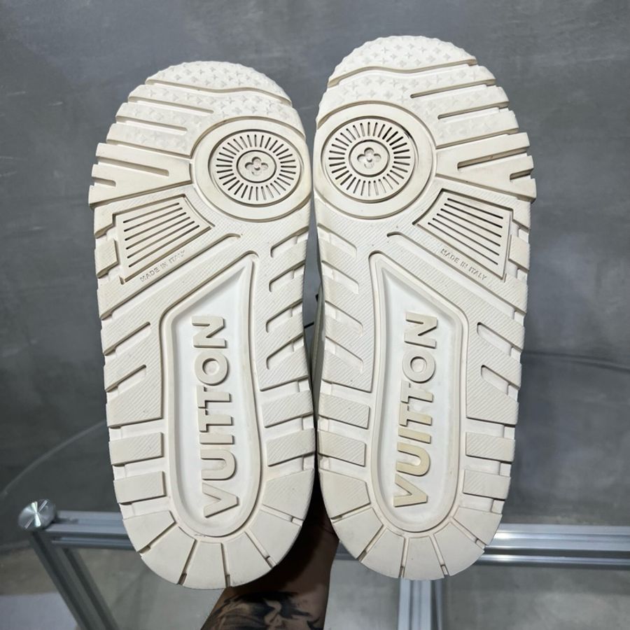LV TRAINER MAXI 米白胖丁 尺碼/UK9 43碼-6