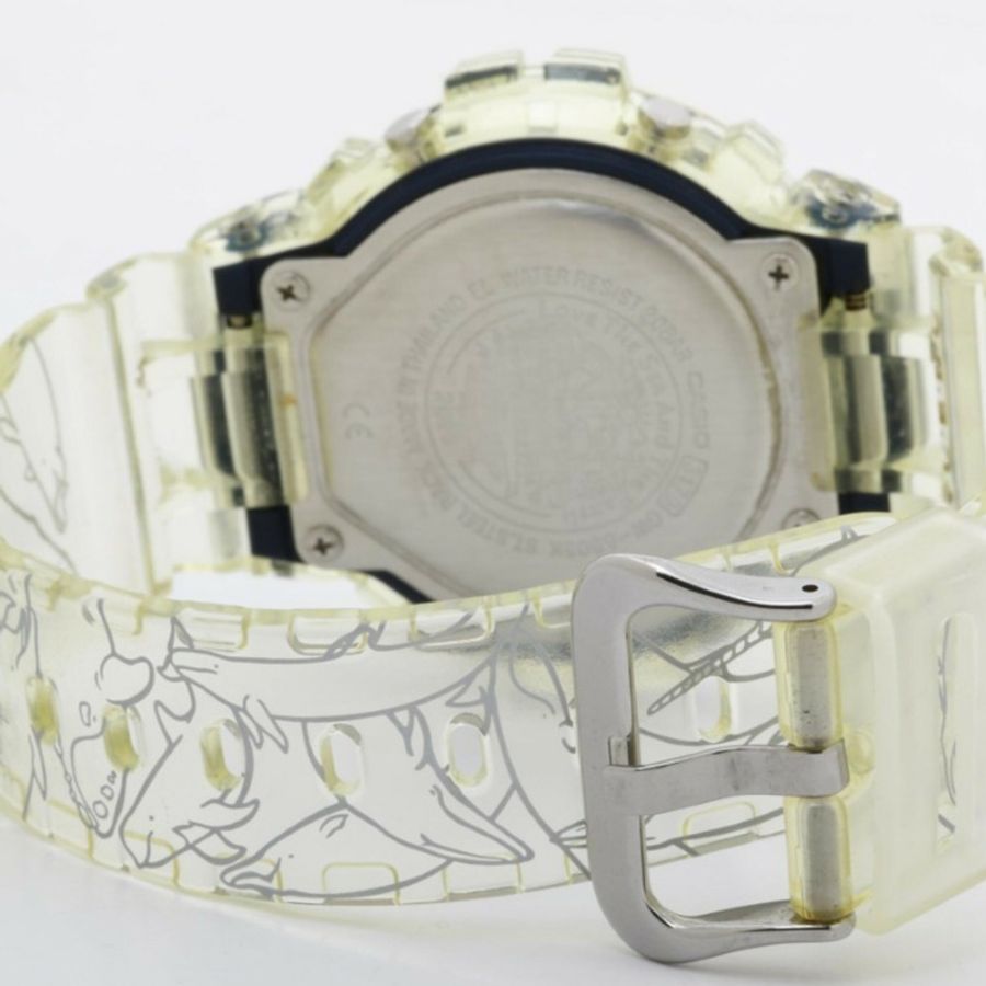 卡西歐 G-SHOCK Irukuji 25週年紀念款 Love The Sea And Earth GW-6903K-7JR 黑色透明樹脂/不銹鋼男士數位手錶-4